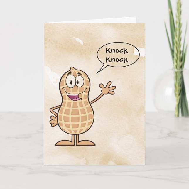 Knock Knock Who's There? Greeting Card (Front)
