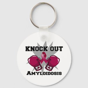 Knock Out Amyloidosis Keychain