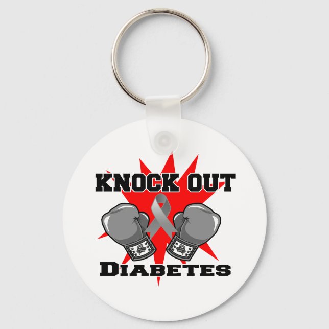 Knock Out Diabetes Keychain (Front)