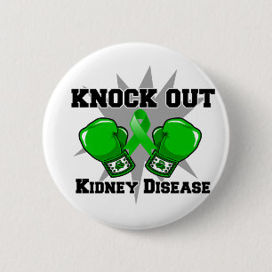 Knock Out Kidney Disease 2 Inch Round Button