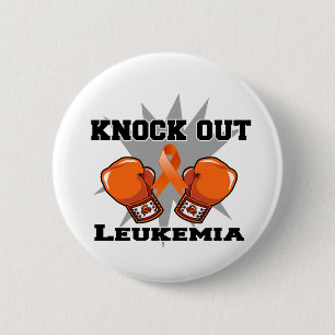 Knock Out Leukaemia 2 Inch Round Button