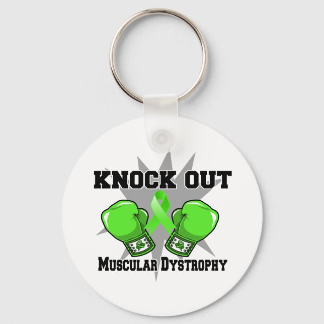 Knock Out Muscular Dystrophy Keychain (Front)