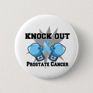 Knock Out Prostate Cancer 2 Inch Round Button