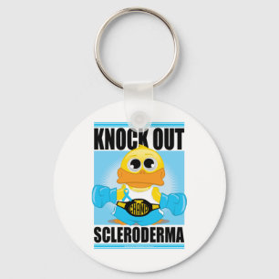 Knock Out Scleroderma Keychain