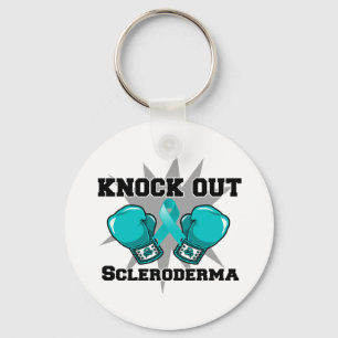 Knock Out Scleroderma Keychain