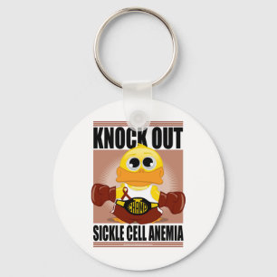 Knock Out Sickle Cell Anemia Keychain