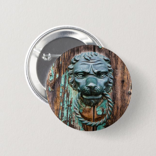 Knocking on heaven's door 2 inch round button (Front & Back)