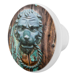 Knocking on heaven's door ceramic knob