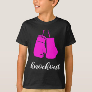 Knockout Kickboxer Fan Gift For Women T-Shirt