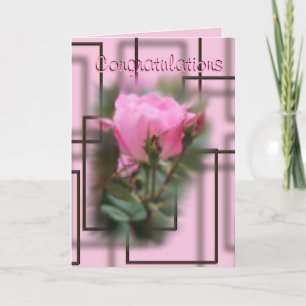 Knockout Rose Congratulations-  make any occasion Card