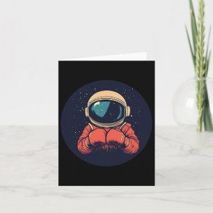 Knockout Space Adventure With This Boxing Astronau Card