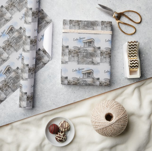  Knossos Palace, Heraklion, Crete, Greece  Wrapping Paper (Crafts)