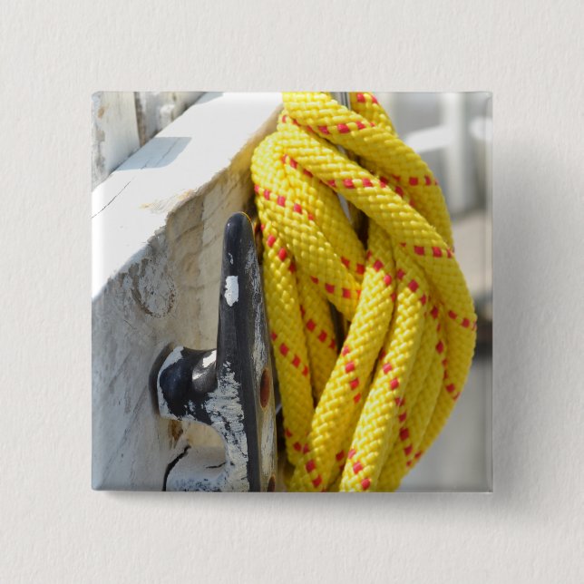 Knot Another by Kenneth Yoncich 2 Inch Square Button (Front)