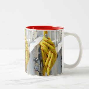 Knot Another by Kenneth Yoncich Two-Tone Coffee Mug