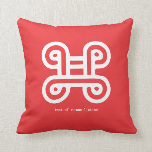 Knot of Reconciliation Throw Pillow