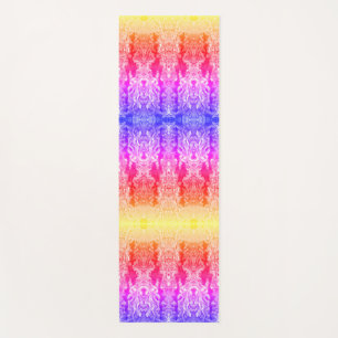 Knotty Cement Ipanema Ikat Yoga Mat