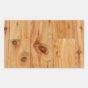Knotty Light Wood Grain Floor Sticker