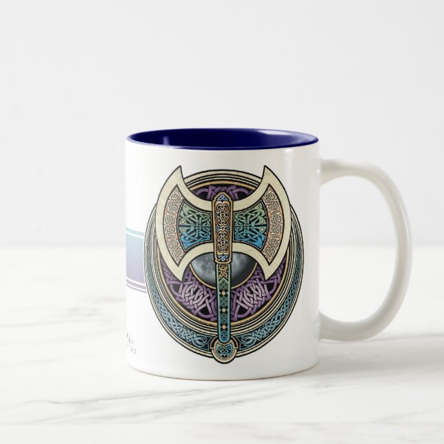 Knotwork Labrys Mug (Right)