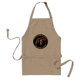 Know Horses No Money Standard Apron