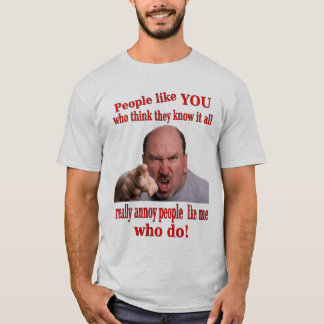 Know it all humourous T-shirt