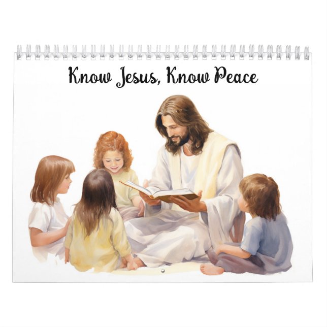 Know Jesus, Know Peace Calendar (Cover)