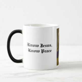 Know Jesus, Know Peace Magic Mug