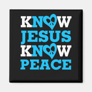 Know Jesus Know Peace Magnet