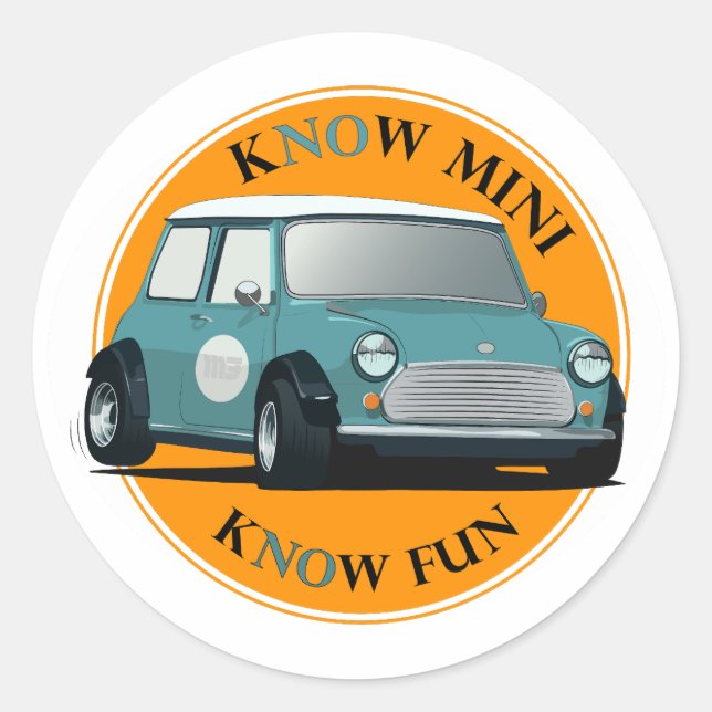kNOw Mini, kNOw Fun Sticker (Front)