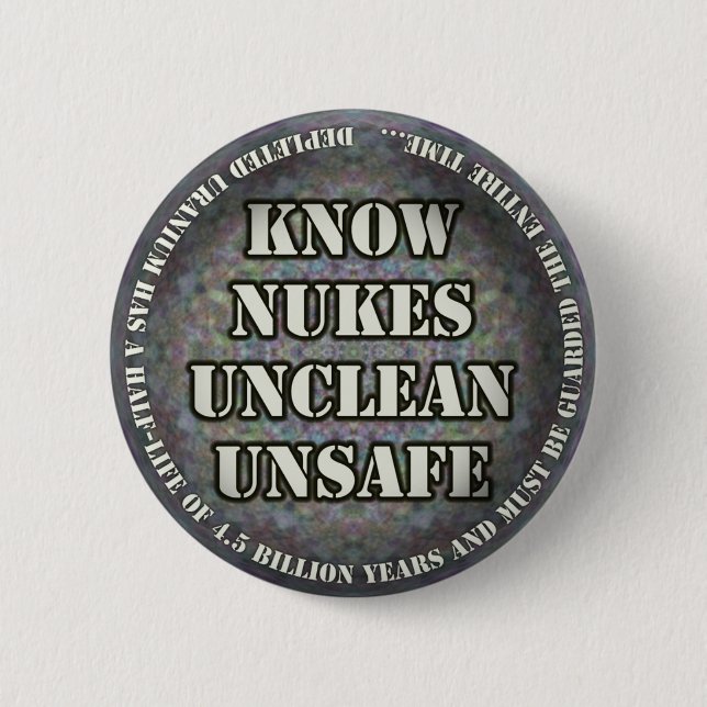 Know Nukes button (Front)