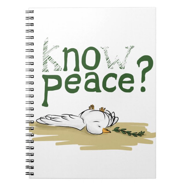 Know Peace Civil Rights Activist Journal (Devant)