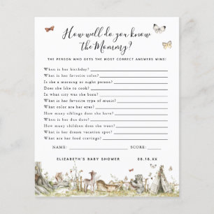 Know The Mommy   Baby Shower Game