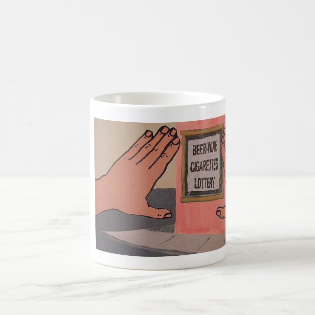KNOW THE SIGNS. $12.95 COFFEE MUG (Center)