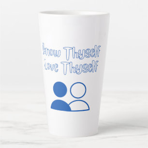 Know Thyself, Love Thyself Latte Mug