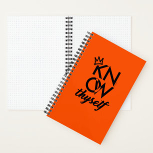 KNOW THYSELF Tactical Journal   Int Orange