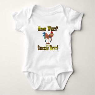 Know What?  Chicken Butt! Baby Bodysuit