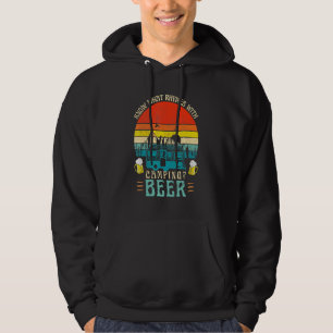 Know What Rhymes With Camping Beer Graphic Alcohol Hoodie