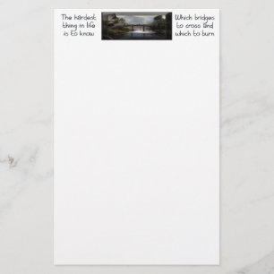 Know Which Bridge Stationery