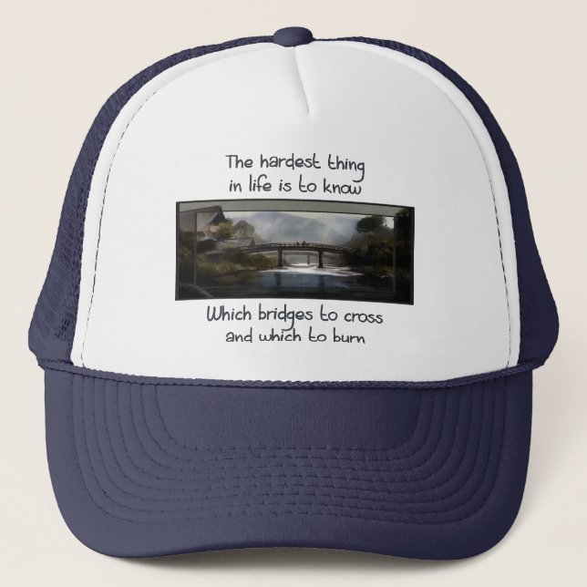 Know Which Bridge Trucker Hat (Front)