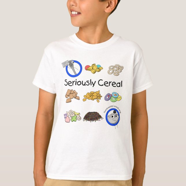 Know Your Cereal Kids Shirt (Front)