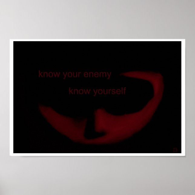 Know Your Enemy, Know Yourself Poster (Front)