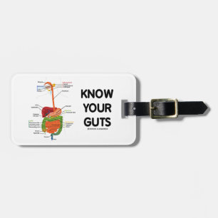 Know Your Guts (Digestive System Anatomical Luggage Tag