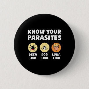 Know Your Parasites Anti-trump Fun Meme Resist Pro 2 Inch Round Button