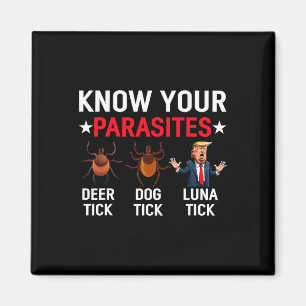 Know Your Parasites Anti-trump Meme Trump Parody T Magnet