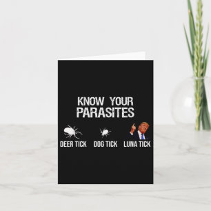 Know Your Parasites - Deer Tick, Dog Tick, Luna Ti Card