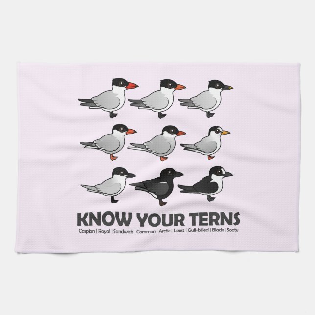 Know Your Terns Kitchen Towel (Horizontal)