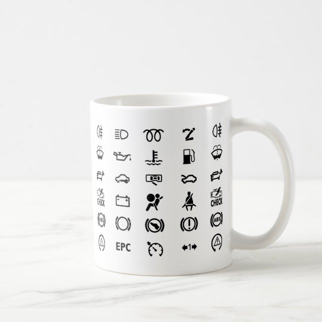 Know Your Warning Signs Coffee Mug (Right)