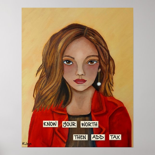 Know Your Worth - Fine Art Print (Front)