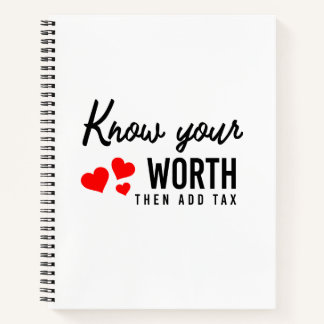 Know Your Worth Spiral Notebook