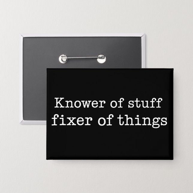 Knower of Stuff Fixer of Things Funny Handyman Dad (Front/Back)