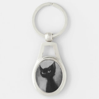 Knowing Black Ninja Cat Keychain